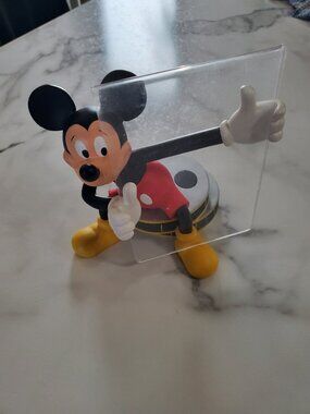 Disney Mickey Mouse Sitting on Film Reel Resin Picture Frame VINTAGE